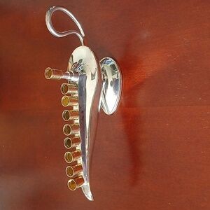 Vintage Hanukkah Menorah Genie Lamp